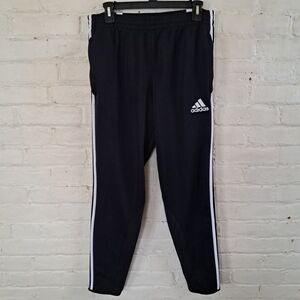Adidas Tiro 11 Pant Black Joggers Soccer Striped Mens Size Medium Tapered Leg